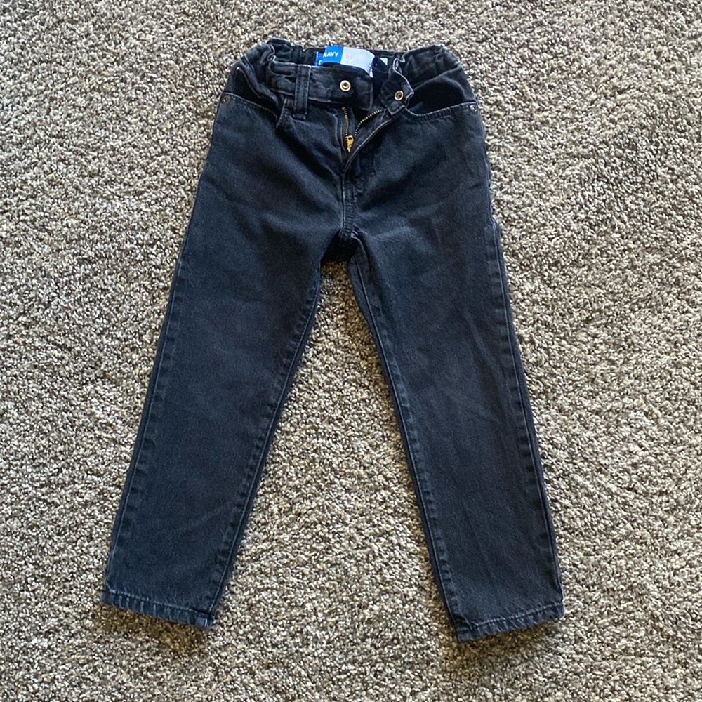 Old navy, black, toddler jeans. Size 3T